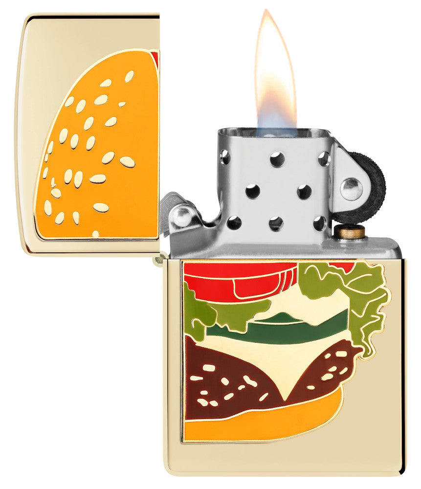 Foodie Burger-embleem