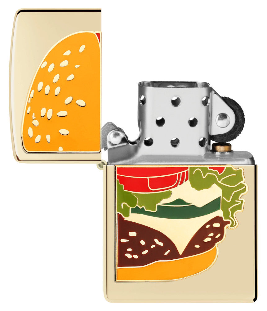 Foodie Burger-embleem