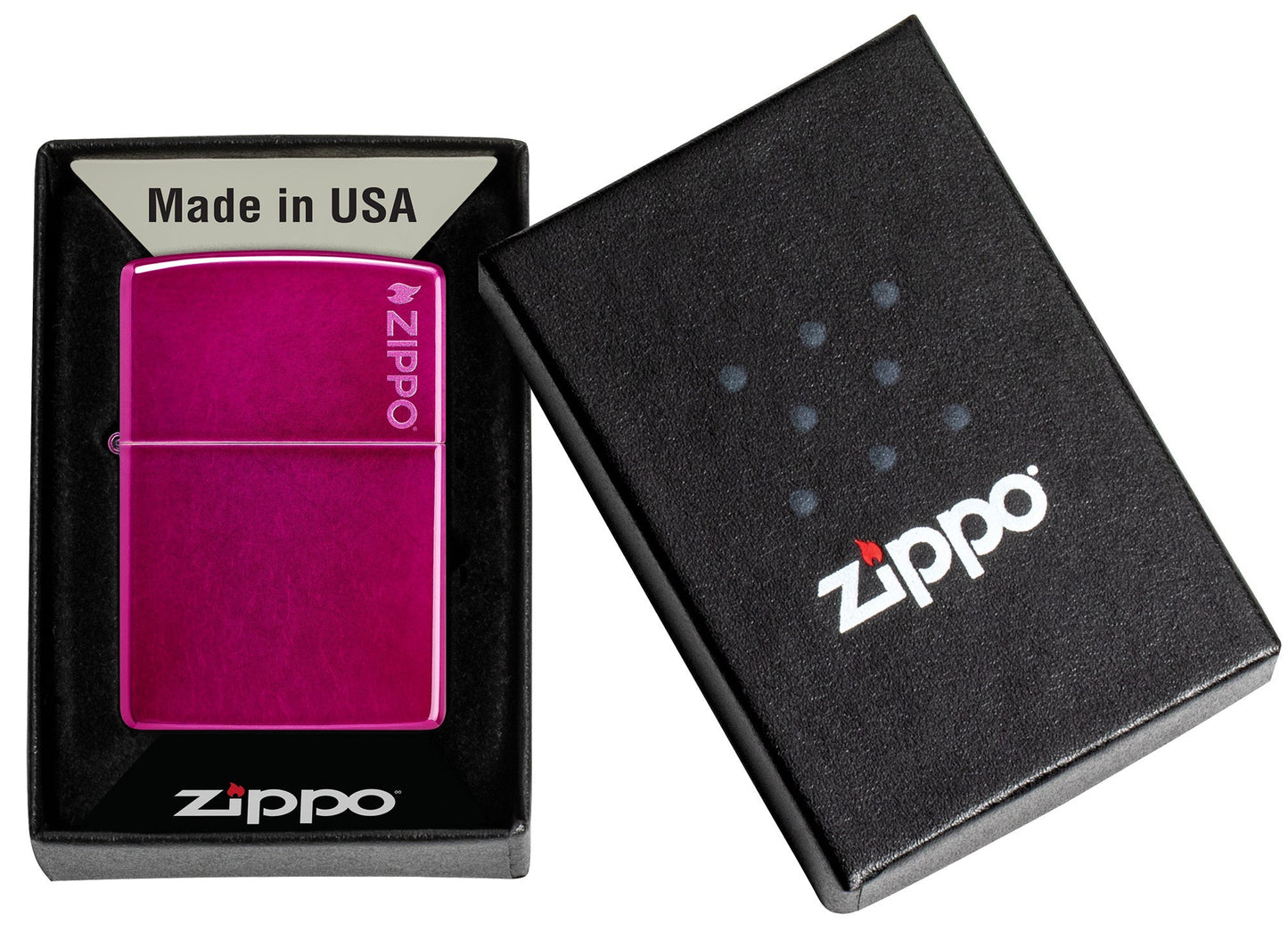 Klassieke Candy Raspberry met Zippo-logo