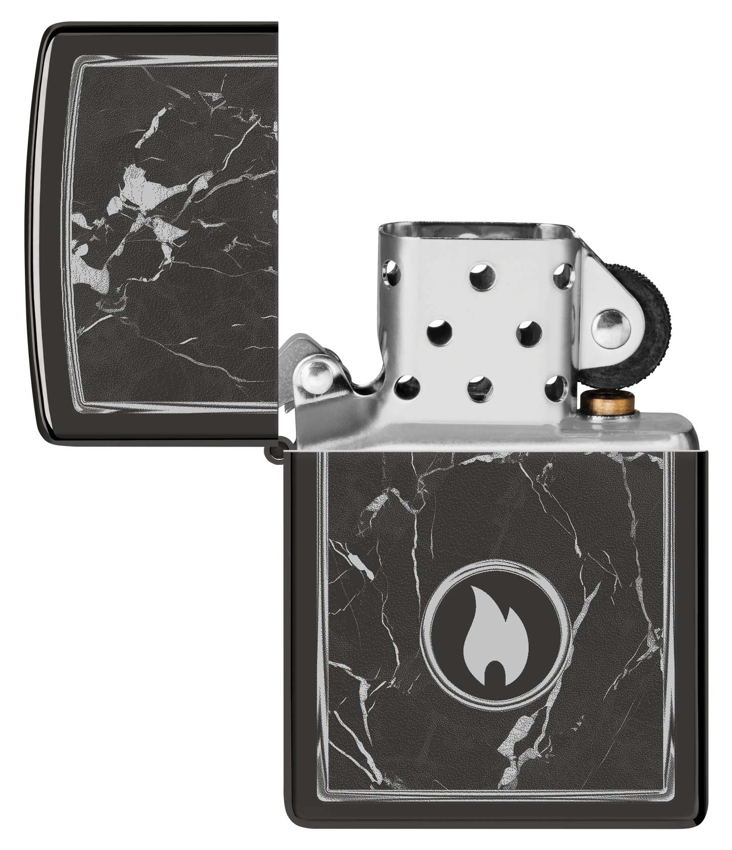 Marmeren vlam design