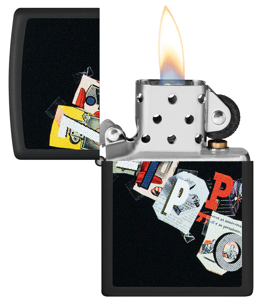 Zippo Collage-design