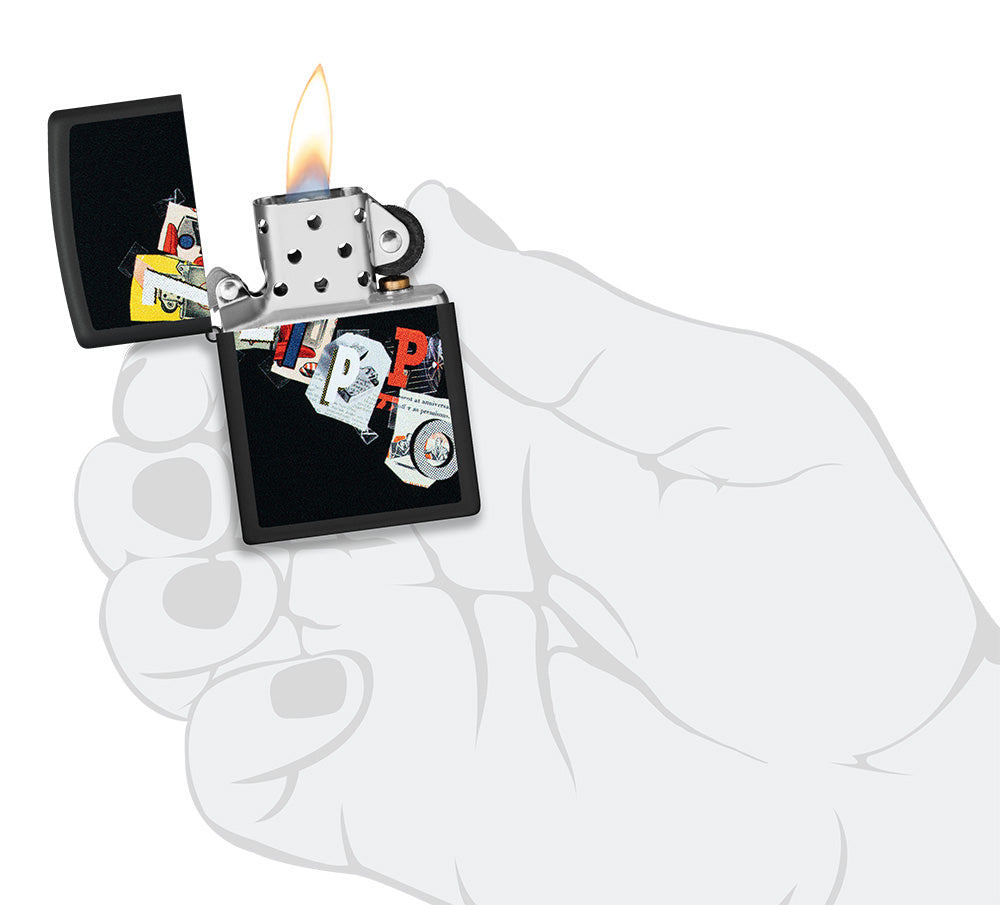 Zippo Collage-design