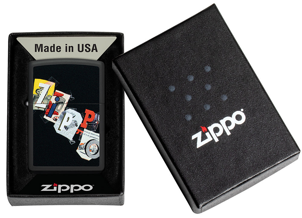 Zippo Collage-design