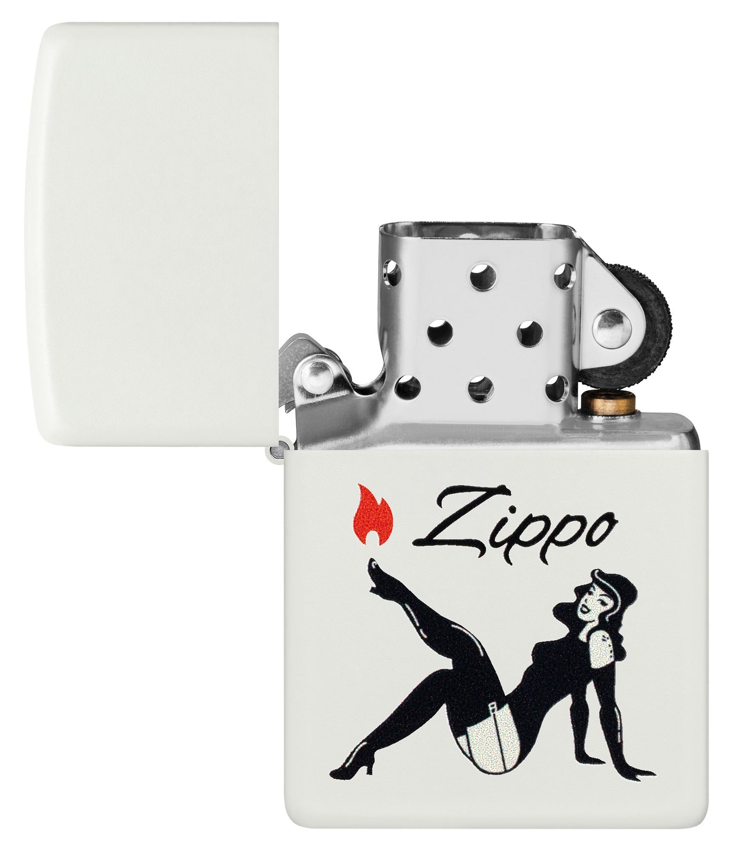Ontwerp van een Zippo-pinup