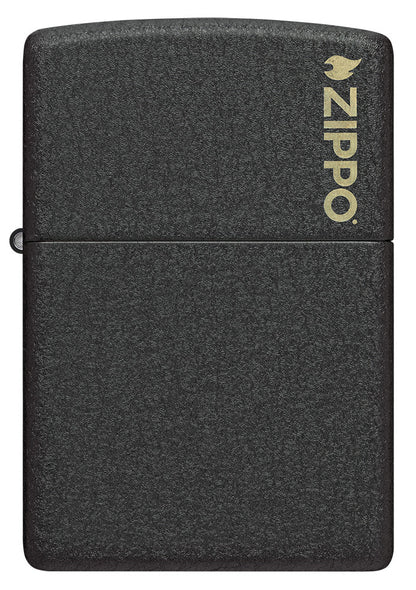 Klassiek Black Crackle® met Zippo-logo