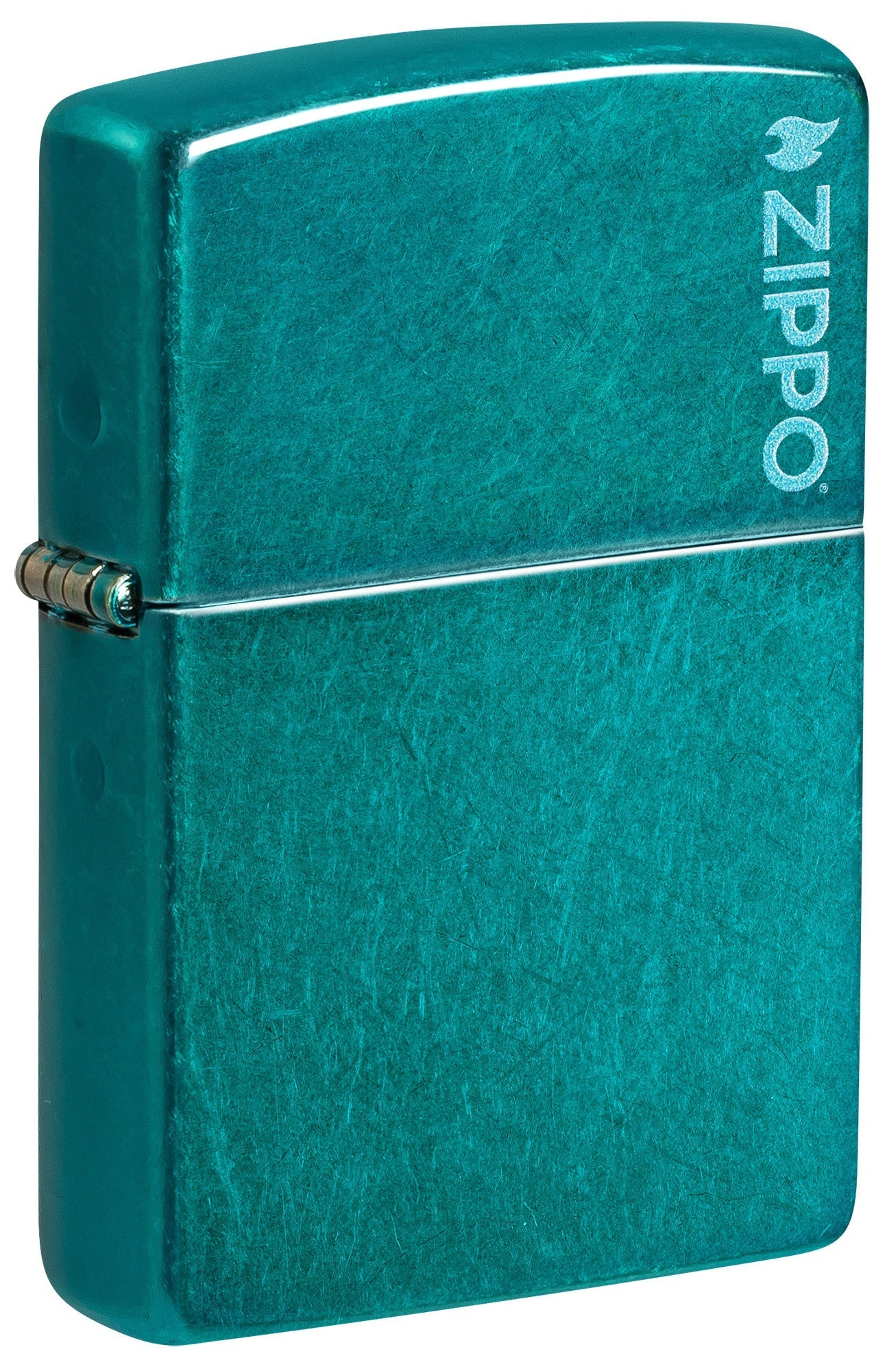 Klassieke Candy Teal met Zippo-logo