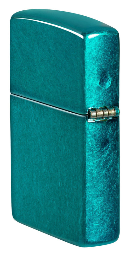 Klassieke Candy Teal met Zippo-logo