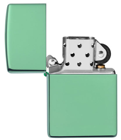 Classic High Polish Green - Gravure - Chrome