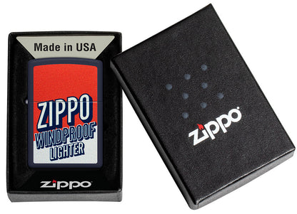 Kleurenblok Zippo design