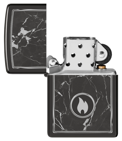 Marmeren vlam design