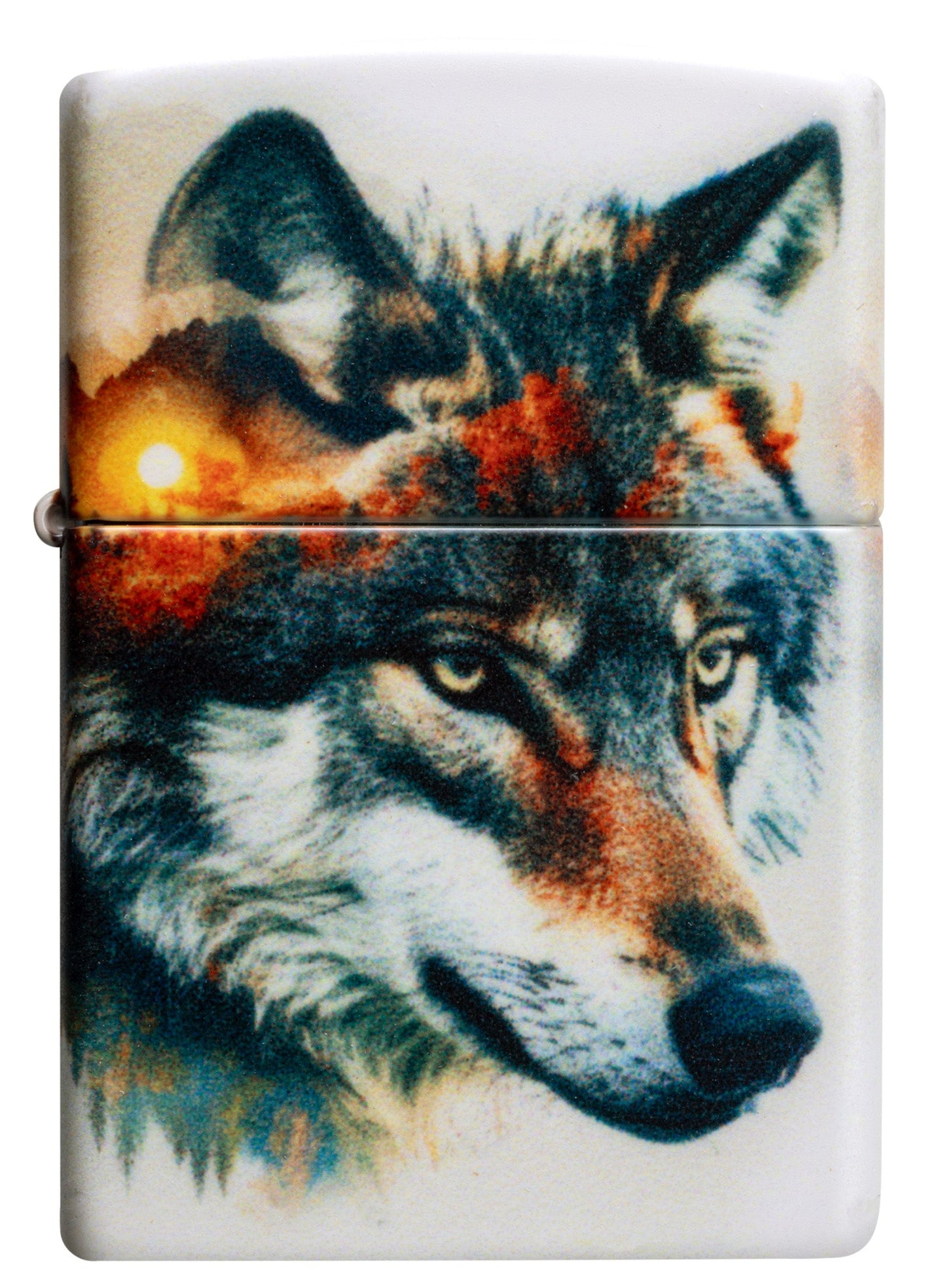 Ontwerp van een wolf in aquarel