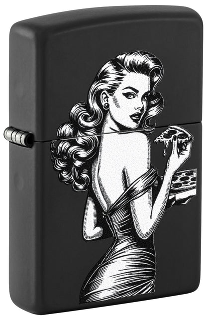Ontwerp van een pinup-pizza