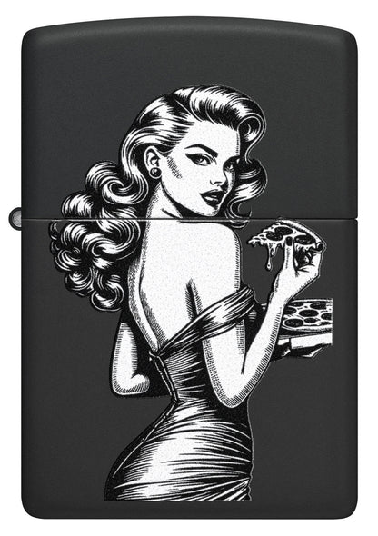 Ontwerp van een pinup-pizza