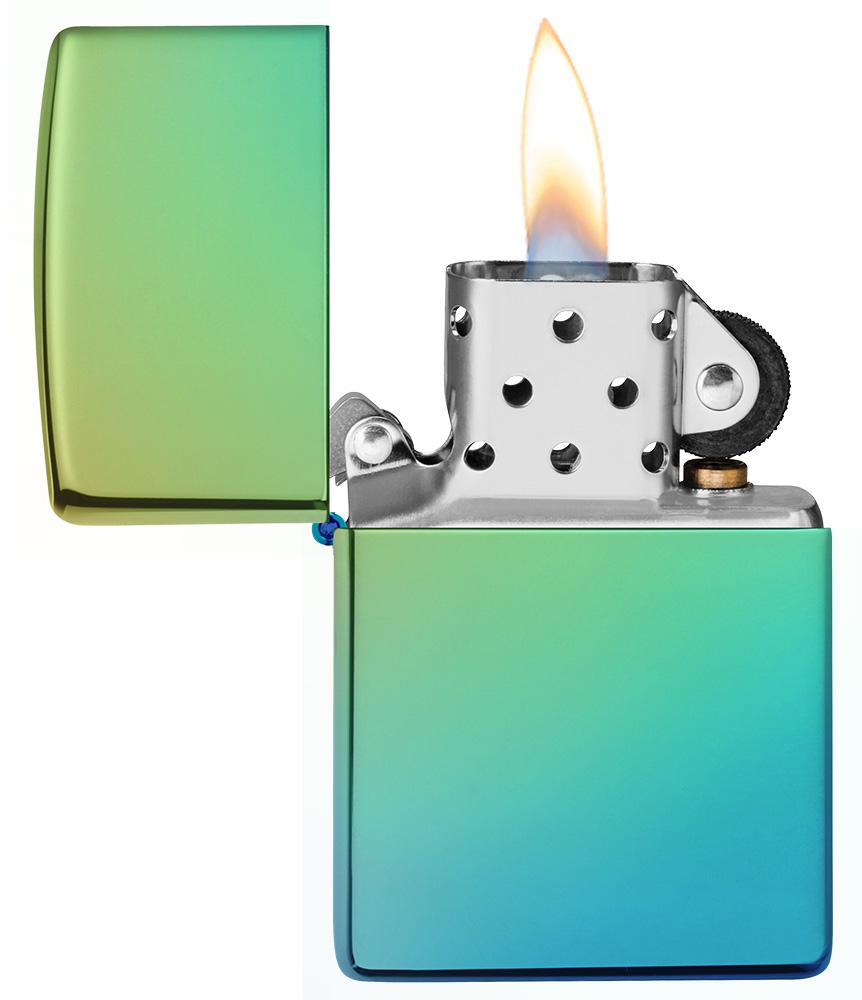 Classic High Polish Teal - Gravure - Chrome