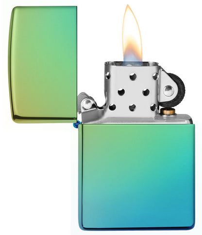 Classic High Polish Teal - Gravure - Chrome