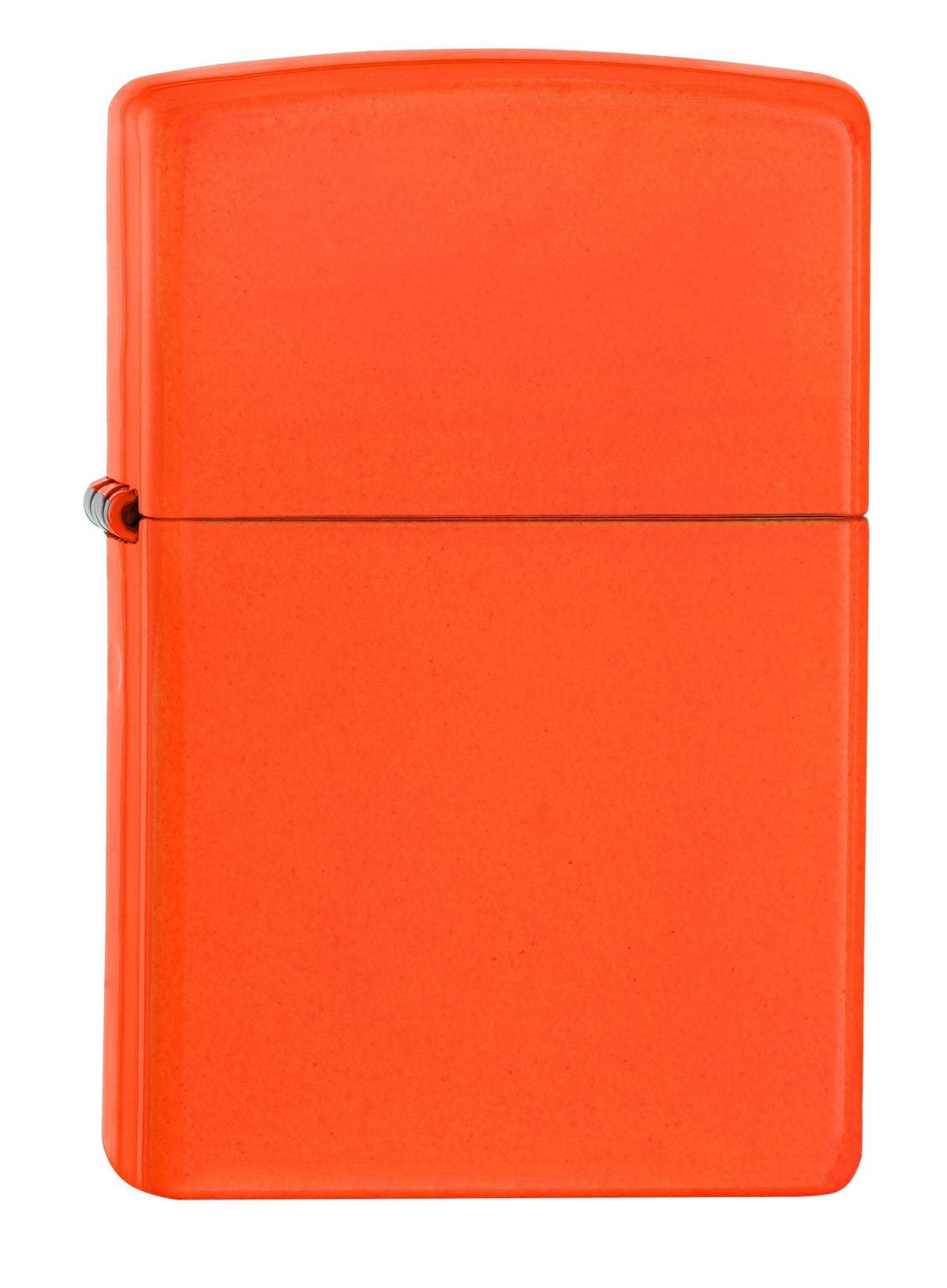 Vooraanzicht Zippo-aansteker neonoranje