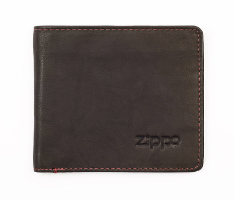 Vooraanzicht portemonnee gesloten Zippo-logo landschapformaat