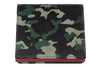 Achterkant portemonnee camouflagepatroon groen gesloten
