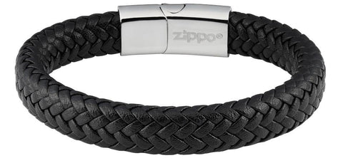 Vooraanzicht Armband met Zippo-letters aan de binnenkant van de sluiting