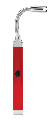 Rugzak Zippo staafaansteker met flexibele hals in rood met veiligheidsknop