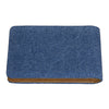Achteraanzicht Zippo Denim Bi-Fold Credit Card Portemonnee in Denim en leder