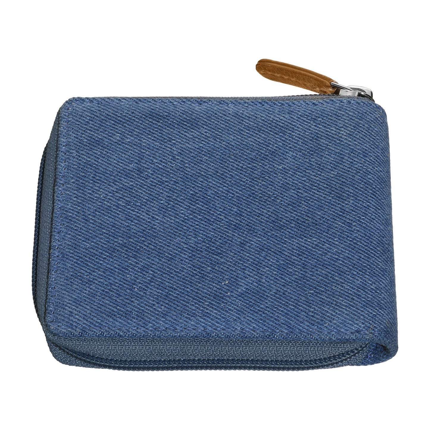 Achteruitkijk Zippo Denim Zipper Bi-Fold Portemonnee