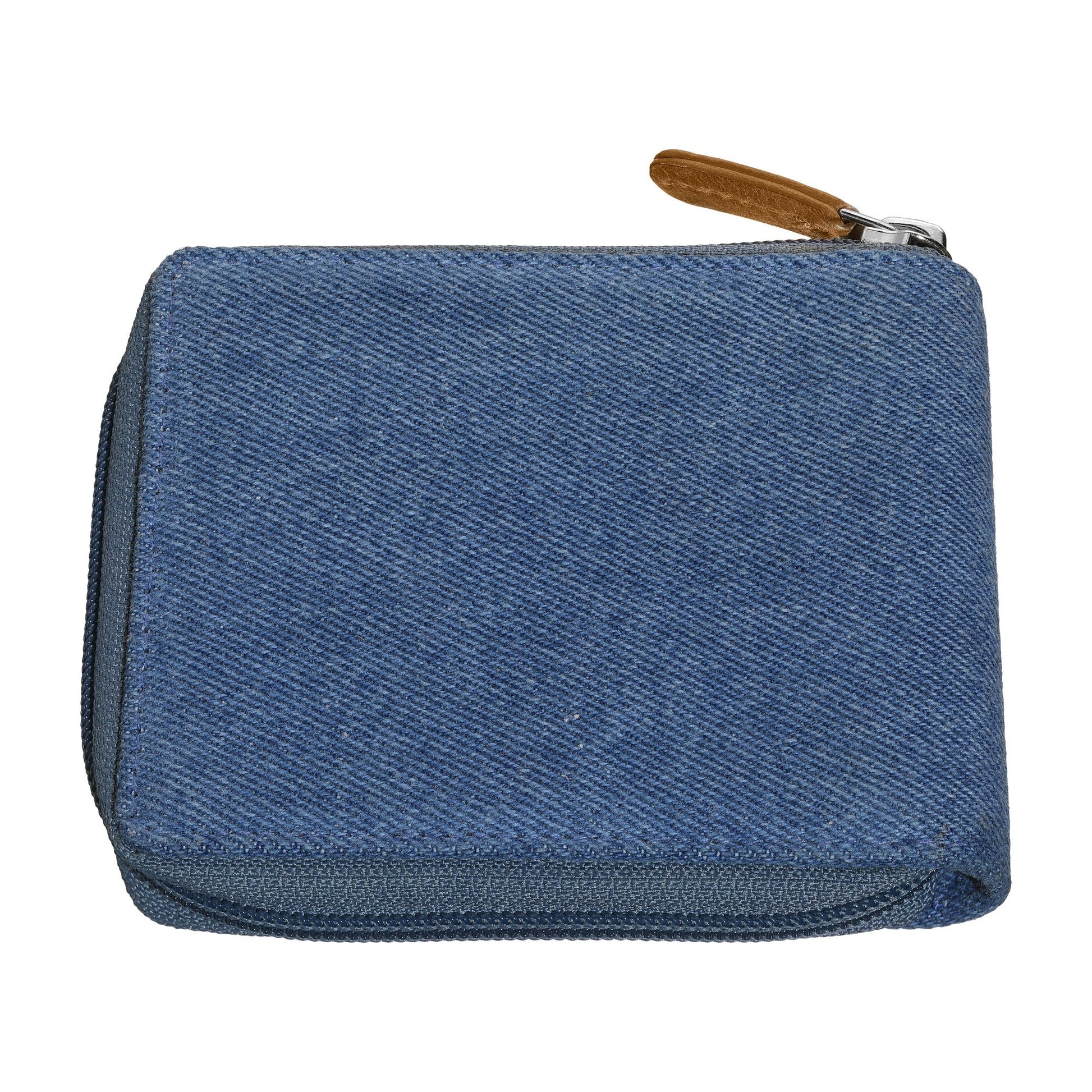 Achteruitkijk Zippo Denim Zipper Bi-Fold Portemonnee