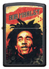 Bob Marley black matte windproof lighter- standing facing the forward
