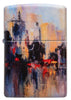 Front View Zippo Aansteker 540 Graden City Skyline Ontwerp als een schilderij Online Only
