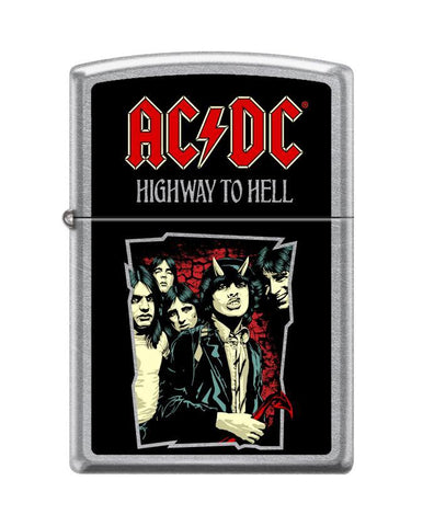 Vooraanzicht Zippo-aansteker AC/DC Cover Highway to Hell